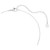 Swan Pendant, Mixed Cuts, Swan, White, Rhodium Plated 5754347 | Swarovski