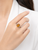 14K Yellow Gold Natural Citrine & Diamond Ring