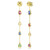 Imber Drop Earrings Mixed Cuts, Multicolored, 18K Gold Plated 5753289 | Swarovski