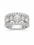 Contemporary Platinum Diamond Ring