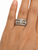 Contemporary Platinum Diamond Ring