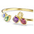 Imber Bangle, Mixed Cuts, Multicolored, 18K Gold Plated 5753259 (Size M) | Swarovski