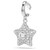 Sublima Charm, Round Cut, Star, White, Rhodium Plated 5760562 | Swarovski