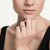 Chroma Ring, Mixed Cuts, Star, White, Rhodium Plated 5754177 (Size 55/6.75) | Swarovski
