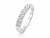 Platinum Five-Stone Diamond Ring 0.48 Carats