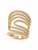 18K Yellow Gold Diamond Fashion Ring
