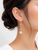 18K White Gold South Sea Pearl Diamond Drop Earrings