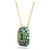 sublima-pendant--octagon-cut--green--18k-gold-finish-swarovski-5752884-3