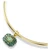 sublima-choker--octagon-cut--green--18k-gold-finish-swarovski-5760763-2