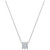 Swarovski Crystal Further Pendant , White, Rhodium Plated 5509400