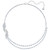 Swarovski Crystal Nice Double Layered Necklace, White, Rhodium Plated 5493404