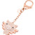 Swarovski Crystal Little Pig Bag Charm, Pink, Rose Gold Plated 5457471