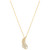 Swarovski Crystal Nice Feather Necklace , White, Gold-Tone Plated 5505740