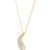 Swarovski Crystal Nice Feather Necklace , White, Gold-Tone Plated 5505740