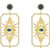 Swarovski Crystal Tarot Magic Pierced Earrings, Gold-Tone Plated 5490920