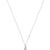 Swarovski Crystal Naughty Feather Necklace, White, Rhodium Plated 5512365