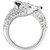 Swarovski Crystal Polar Bestiary Wolf Cocktail Ring 5515095 (Size S / 6 / 52)
