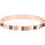 Swarovski Crystal Tactic Bangle, Black, Rose-Gold Tone Plated 5497309 (Size M)