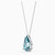 Swarovski Crystal Sunny Pendant, Green, Rhodium Plated 5520494