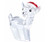 Swarovski Crystal Doe with Santa's Hat Decoration Figurine 5135853