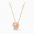 Swarovski Crystal Eternal Flower Dragonfly Earrings & Necklace Set, Pink, Rose-Gold Tone Plated 5518141