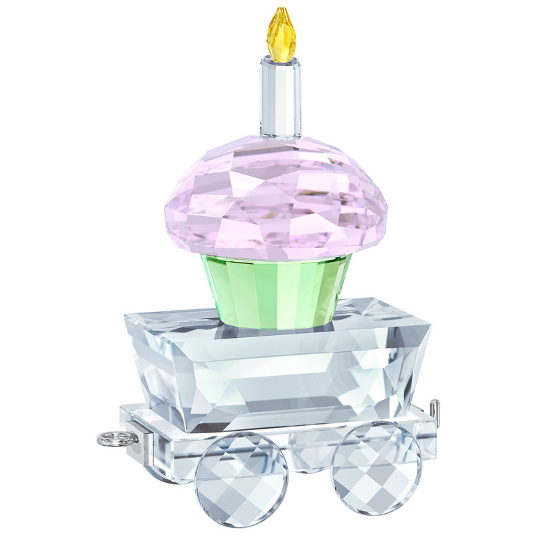 Swarovski Crystal Cupcake Wagon Decoration Figurine 5377674