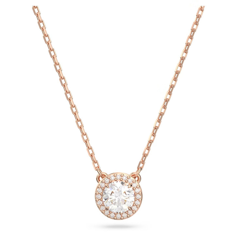 swarovski-constella-pendant-round-cut-pavé-white-rose-gold-tone-plated-5636272-1