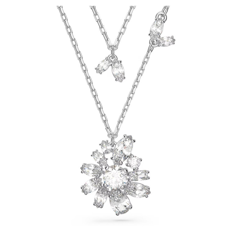 swarovski-gema-layered-necklace-flower-white-rhodium-plated-5644658-1