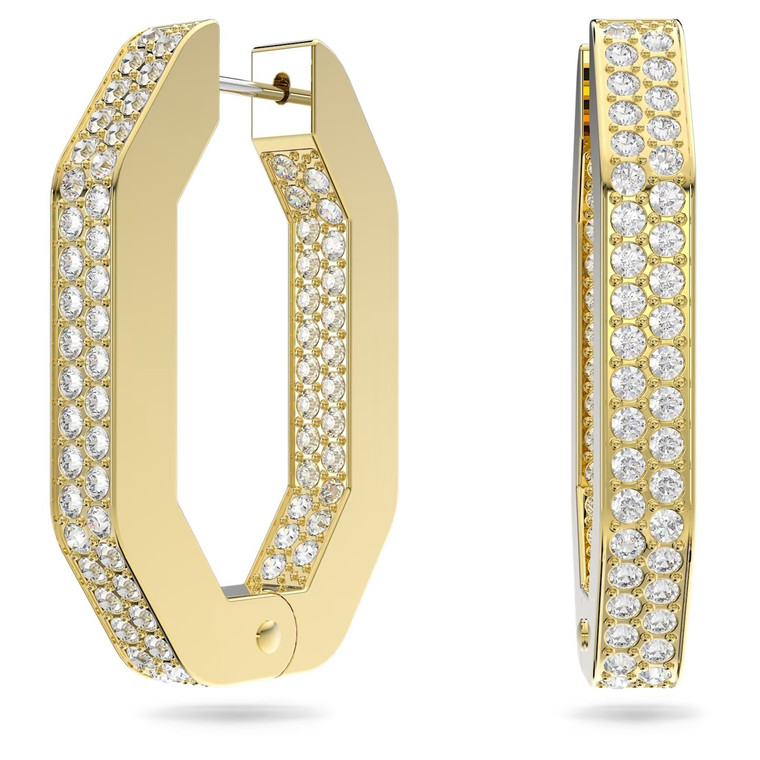 swarovski-dextera-hoop-earrings-octagon-pavé-medium-white-gold-tone-plated-5639098-1