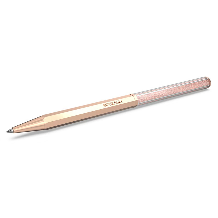 crystalline-ballpoint-pen-octagon-shape-rose-gold-tone-plated-5654065-swarovski-1