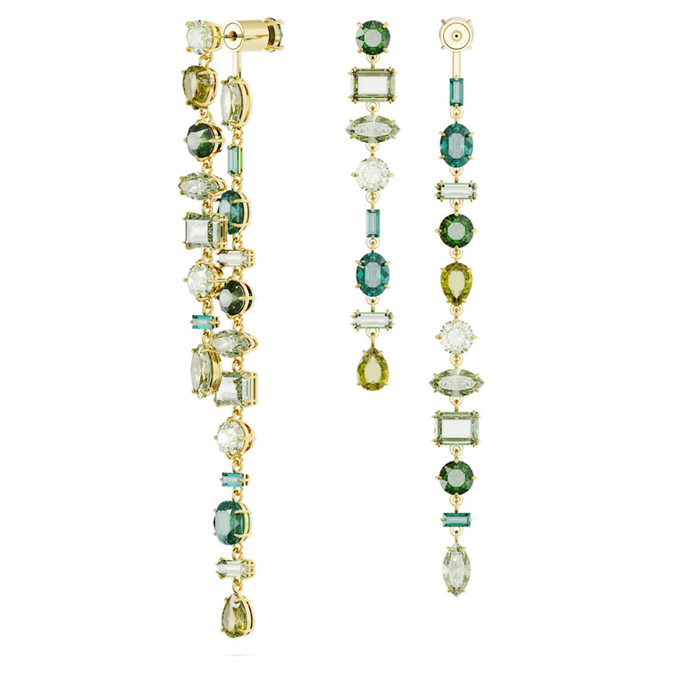 gema-drop-earrings-asymmetrical-design-extra-long-green-gold-tone-plated-5657390-swarovski-1
