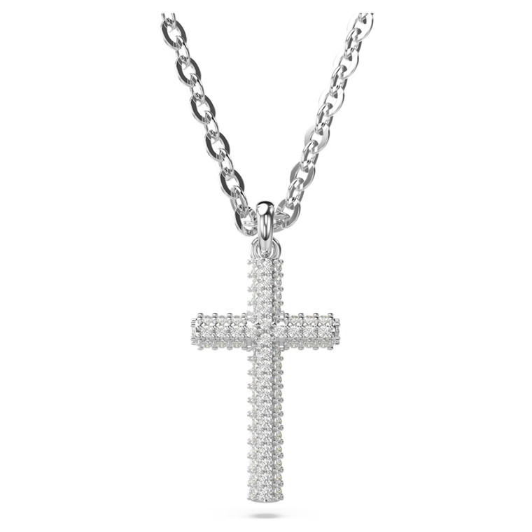 insigne-pendant-pavé-cross-white-rhodium-plated-5675577-swarovski-1