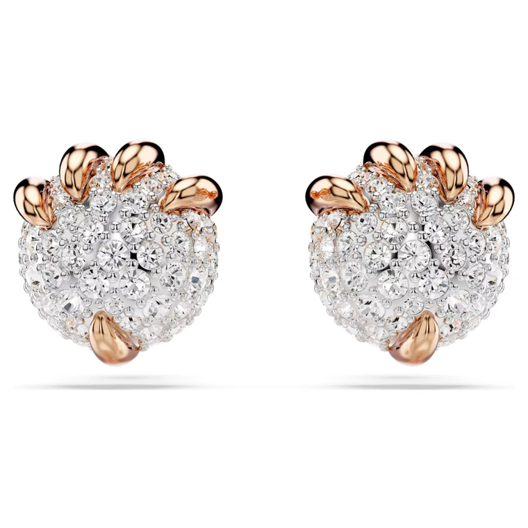 dragon-phoenix-stud-earrings-claw-white-rose-gold-tone-plated-5681058-swarovski-1