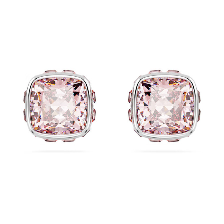 birthstone-stud-earrings-square-cut-june-pink-rhodium-plated-5660799-swarovski-1