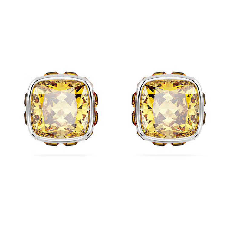 birthstone-stud-earrings-square-cut-november-yellow-rhodium-plated-5660802-swarovski-1