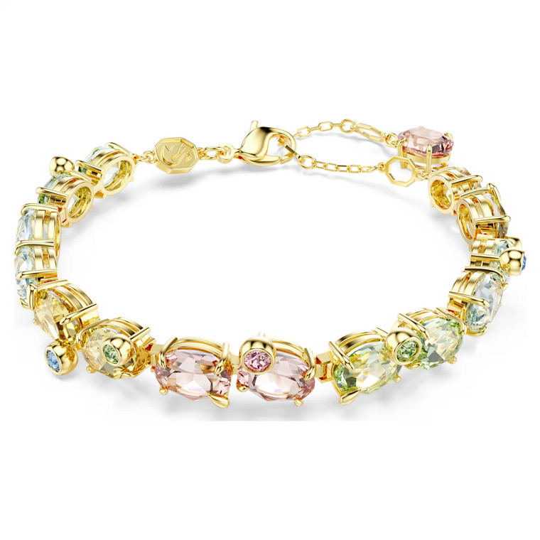 gema-tennis-bracelet--mixed-cuts--multicolored--gold-tone-plated-swarovski-5705808-1