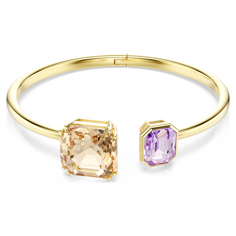 millenia-bangle--octagon-cut--multicolored--gold-tone-plated-swarovski-5725756-1