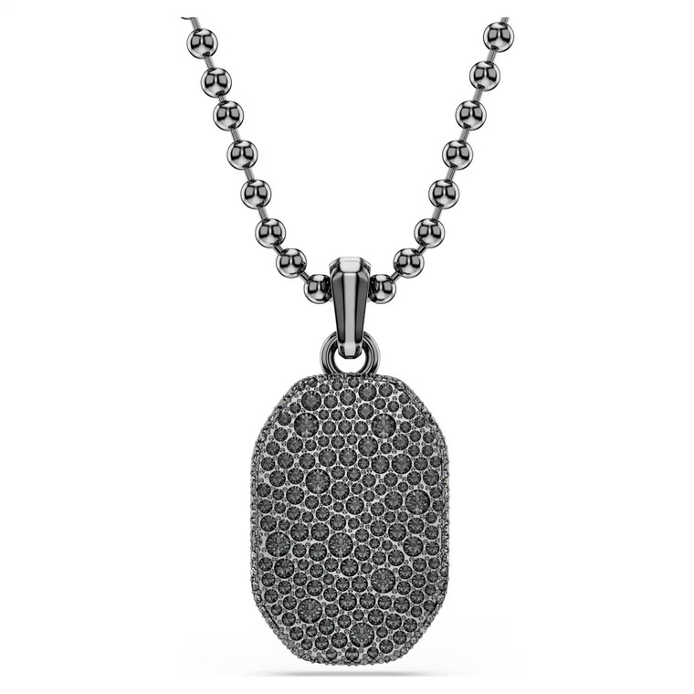 dextera-octagon-pendant--octagon-shape--round-cut--black--ruthenium-plated-swarovski-5724595-1