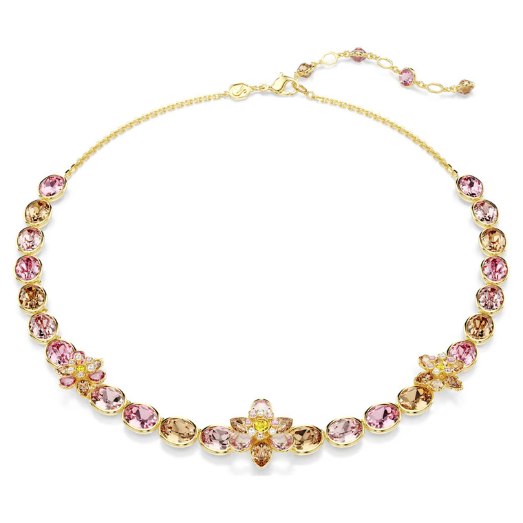 idyllia-necklace--mixed-cuts--flower--multicolored--gold-tone-plated-swarovski-5732385-1