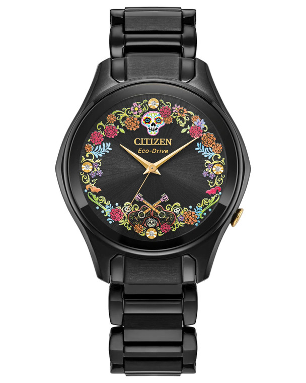 eco-drive-women-sugar-skull-black-dial-stainless-steel-bracelet-watch-em1175-51w-citizen-1