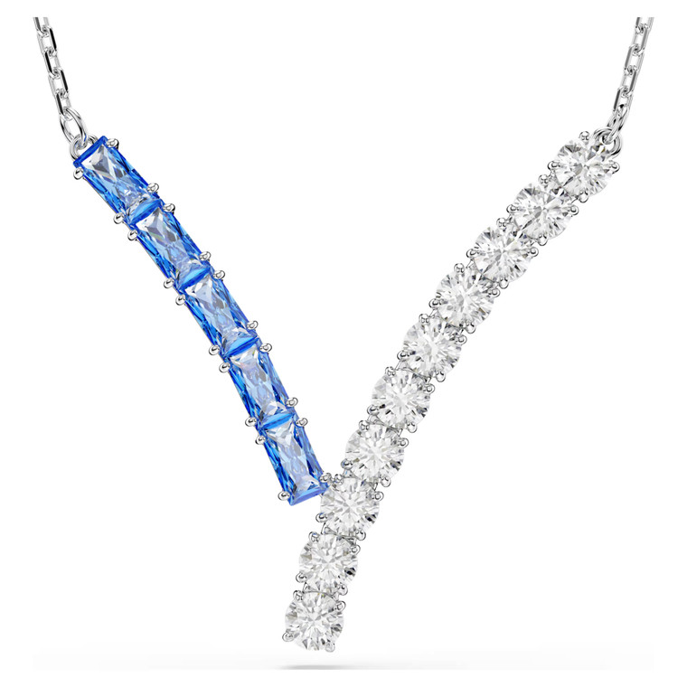 matrix-pendant--mixed-cuts--blue--rhodium-plated-swarovski-5732265-1