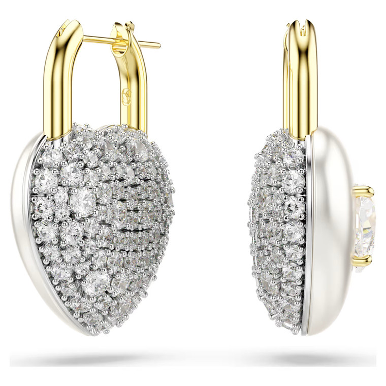 idyllia-drop-earrings--mixed-cuts--heart--white--gold-tone-plated-swarovski-5737297-1