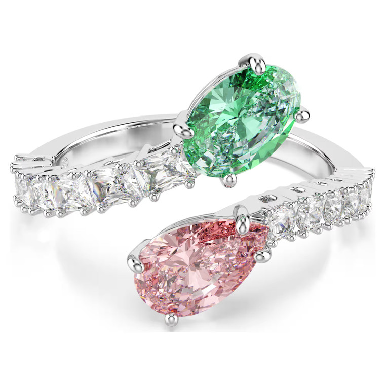 ariana-grande-x-swarovski-open-ring--mixed-cuts--multicolored--rhodium-plated-swarovski-5737372-1
