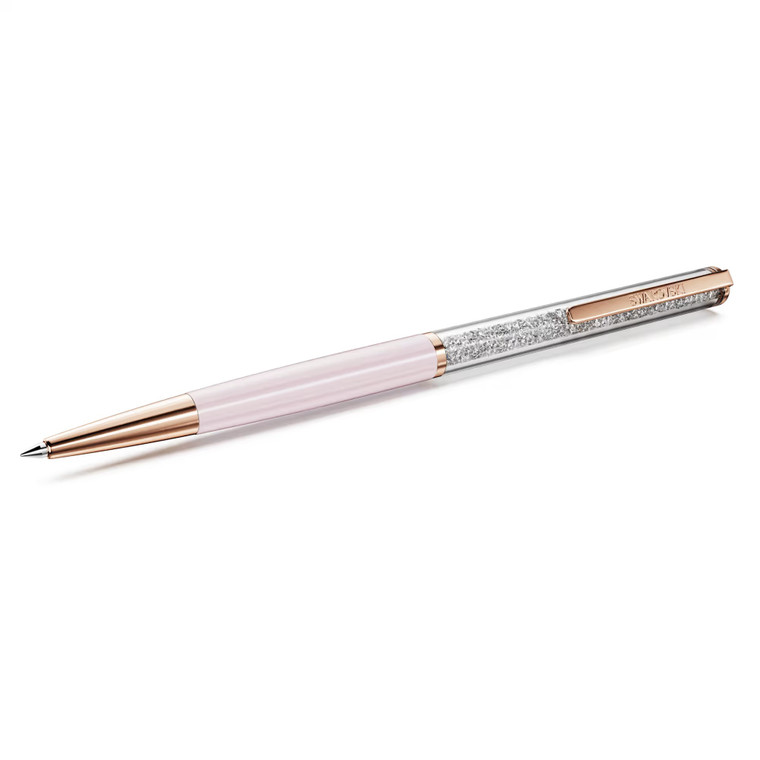 crystalline-ballpoint-pen--pink--pink-lacquered--rose-gold-tone-plated-swarovski-5751401-1