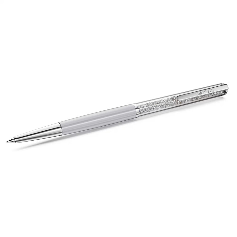 crystalline-ballpoint-pen--gray--gray-lacquered--chrome-plated-swarovski-5751400-1