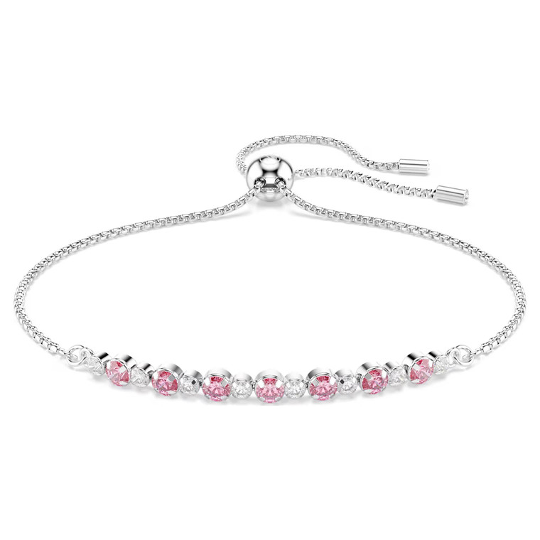 matrix-bracelet--round-cut--pink--rhodium-plated-swarovski-5763042-1