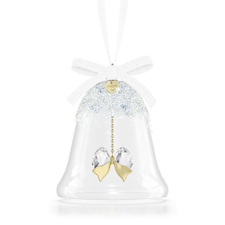 Annual Edition Bell Ornament 2026, White, 5732532 | Swarovski