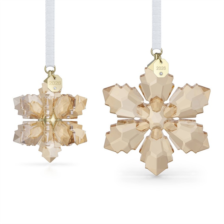 Annual Edition Festive 3D Ornament Set 2026, Gold, 5732530 | Swarovski