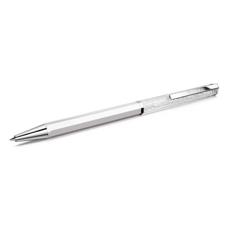 crystalline-ballpoint-pen--white-lacquered--chrome-plated-swarovski-5760217-1