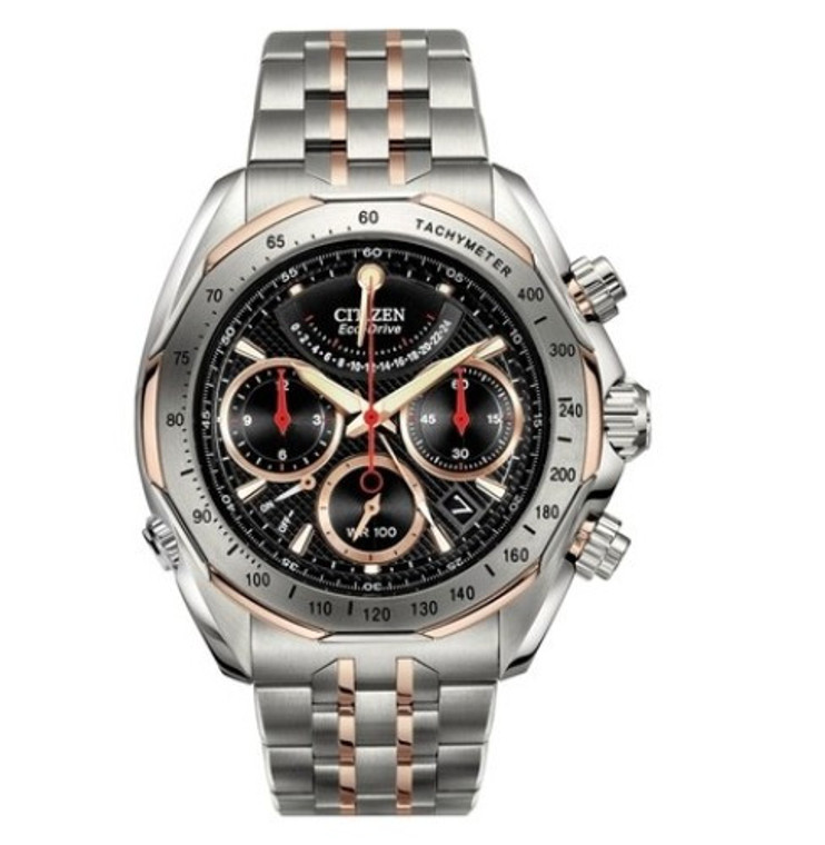 Citizen Eco Drive Signature Men's Chronograph Titanium Watch AV1016-57E